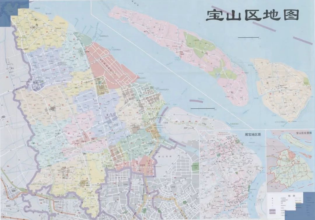 1999年宝山区地图